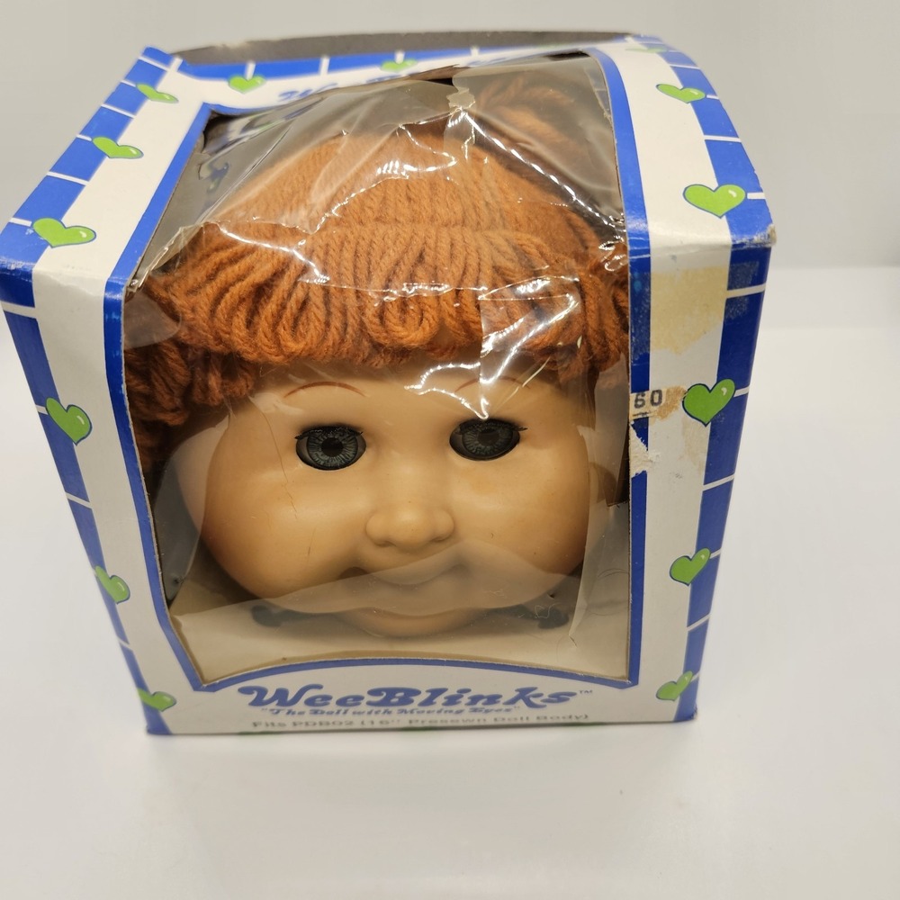 WeeBlinks Doll Head Moving Eyes Fits 16" Presewn Body PDB02 NEW‎ In Box